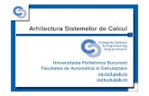 Arhitectura Sistemelor de Calcul - catalina.mancasace.catalinamancas.ro/ACE/AASC-Curs8.pdf · 2016. 6. 16. · • Permutari Elementare. 3 Structura SIMD – Probleme • Arhitecturile