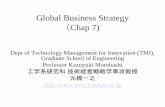 Global Business Strategy Chap 7) · 2018. 6. 22. · limited human resource capacities, fragile legal institutions and discretions of local government officers. •Risk management