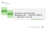 Anexo sectorial regional - PRTR 2011 - aviculturaAnexo Sectorial Regional – PRTR 2011 – Sector 7.a.i) 3 Capacidade Efetivada (CEf) ‐ número médio de animais existentes na instalação