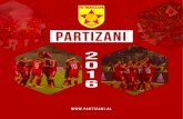 PARTIZANI · 2017. 3. 25. · 3 History FK Partizani Tirana is an Albanian professional Footbal l Club based in the capital city Tiranë. The club’s home ground is the Qemal Stafa