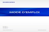 MODE D’EMPLOI... MODE D’EMPLOI French. 05/2019. Rev.1.0 SM-A105F SM-A105F/DS SM-A105FN/DS SM-A105G SM-A105G/DS