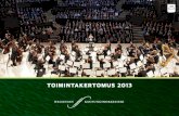 ToiminTakerTomus 2013 - Helsingin kaupunginorkesteri · HELSINGIN KAUpUNGINORKESTERI TOIMINTAKERTOMUS 2013 3. i.1 KoNSeRttitoiMiNtA Kaupunginorkesteri soittaa vuosittain noin 100