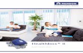 Healthbox® II - ElektromaX p r o d e j n a · 24 hodin denně / 7 dní v týdnu. Na základě měřených hodnot ventil upravuje (snižuje nebo zvyšuje) objem odváděného vzduchu