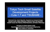 Tokyo Tech Small Satellite Development Projects - Cute-1.7 ...lss.mes.titech.ac.jp/ssp/cute1.7/paper/wsane2005_p.pdf · Programming Enviroment (Windows CE.NET) Variety of I/F (USB,