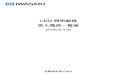 LED照明器具 突入電流一覧表 - IWASAKI...2020/03/17  · LED照明器具 突入電流一覧表 （2020年3月） 1 形 式 入力電圧[V] 入力電流[A] 突入電流[A]