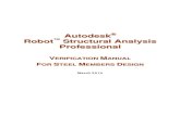 Autodesk Robot Structural Analysis Professional...Russian code SP 16.13330.2011 Moscow 2011 Autodesk Robot Structural Analysis Professional - Verification Manual for Steel Members