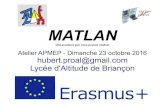 MATLAN - Académie d'Aix-Marseille · Une évaluation individuelle des compétences sur de travail collaboratif, sur l'expérimentation (mathématiques) et sur la communication (écrite