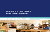Office de tourisme La Forêt-Fouesnant€¦ · de La Forêt-Fouesnant Rapport d’activité 2017 . L’accueil des visiteurs. La saison ... Depuis 3 ans les observations de l’office