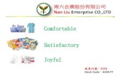 Comfortable Satisfactory Joyfuldisposable surgical gowns 14.4% Nan Liu Revenue Breakdown 2014.Q1 Fabric Only not Finished product Finished product Fabric Only not Finished product