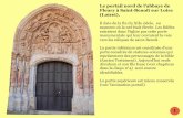 Le portail nord de l'abbaye de Fleury à Saint-Benoît sur ...€¦ · Abraham y éleva l’autel et disposa le bois, puis il lia son fils Isaac et le mit sur l’autel, par-dessus