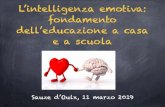 L’intelligenza emotiva: fondamento dell’educazione a casa e a …. Intelligenza... · 2019. 5. 2. · Goleman) Aree anatomiche deputate all’intelligenza emotiva. Competenze