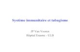 Système immunitaire et tabagismetabacologie-fnrs.be/files/Tabacetreponsesimmunitaires.pdf · Système immunitaire et tabagisme JP Van Vooren Hôpital Erasme - ULB . Défenses de