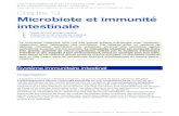 Microbiote et immunité intestinaleacces.ens-lyon.fr/acces/thematiques/immunite-et... · Système immunitaire intestinal 2. Présentation du microbiote intestinal 3. Fonctions du