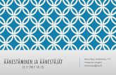 ÄÄNESTÄMINEN JA ÄÄNESTÄJÄT · ÄÄNESTÄMINEN JA ÄÄNESTÄJÄT (3.11 2017 10-12) Maria Bäck, tutkijatohtori, VTT Tampereen yliopisto (maria.back@uta.fi)