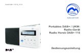 Portables DAB+ / UKW- Radio-Gerät Radio Horeb DAB+ 110...Portables DAB+ / UKW- Radio-Gerät Radio Horeb DAB+ 110 Bedienungsanleitung Horeb DAB+ 110 V2_12-13 Das Vorwort Diese Bedienungsanleitung