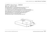 UPS Series 200 - Pumpenscout€¦ · 3 UPS Series 200 Basic Module Installation and operating instructions Page 4 Montage- und Betriebsanleitung Seite 7 Notice d’installation et