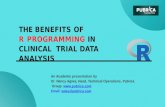 The benefits of R programming in clinical trial data analysis – Pubrica