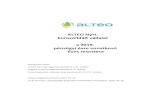 ALTEO Nyrt. konszolidált vállalat · ALTEO Nyrt Pénzügyi kimutatások î- 121. oldalak Független könyvvizsgáló jelentése 5- 9. oldalak Vezetői jelentés, elemzés, éves