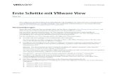 Erste Schritte mit VMware View...Technischer Hinweis VMware, Inc. 1 Erste Schritte mit VMware View View 4.0 Das vorliegende Handbuch bietet einen Überblick über die Installation