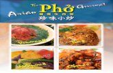 Phở - Asian Gourmet 珍味小炒 Vietnamese, Thai, Malaysian & Chinese Restaurant · APPETIZERS 小食 A1. Spring Rolls - 4 pcs $5.25 越南春卷 Vietnamese spring rolls with shrimp,