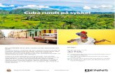 Cuba rundt på sykkel - BENNS · Dag 4: Viñales - Cayo Jutías - Viñales (55 km på sykkel) I dag skal dere ut og sykle gjennom den vakre Viñales-dalen. Dere sykler gjennom Cubas