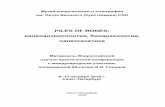 PILES OF BONES · Constanza de la Fuente (Center for Geogenetics, Copenhagen). Recent population history of Siberia: a paleogenomic approach. 9 октября 10.00 – 18.00 Здание