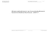 Kasvatuksen ja koulutuksen toimintakertomus 2017...