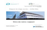 Rapport de stage ouvrier – Juillet 20xxusers.polytech.unice.fr/~ferrero/Stage/rapport.pdf · 2015. 6. 30. · Méthodologie du rapport de stage 3 I. Description du rapport Les étudiants
