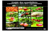 Guide des sensibilités variétales aux bio-agresseurs · 2016. 1. 26. · Le magazine des producteurs de fruits suppLément au n°698 - janvier 2016 Guide des sensibilités variétales