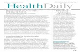 HealthDaily · EXECUTIV RIEFIN O HEALTH ND HARM ROFESSIONALS BOUSSIAS OMMUNICATIONS ΤΡΙΤΗ 29 ΝΟΕΜΒΡΙΟΥ 2016 No 1188 56 HealthDaily Πληροφορίες: Ανθή Αγγελοπούλου,