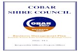 COBAR SHIRE COUNCIL · Cobar Shire Council Business Management Plan- Tourism, Events & Museum– December 2017 – File:T4-1 Page 2 Opportunities are also available to increase revenue