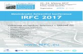 Mezinárodní železnièní konference IRFC 2017 · 22.–24. bøezna 2017 Clarion Congress Hotel Prague**** Praha, Èeská republika Organizátor Mezinárodní železnièní konference
