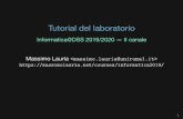 Tutorial del laboratorio - Massimo Lauria · Piccolo tutorial sulla linea di comando Un piccolo tutorial su come fare le operazioni di base e come muoversi tra cartelle. Django Girls