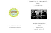 CONCIERTO DE SAXOFONES Y PIANO “TRÍO ZAFFIRE”conservatoriotriana.com/galeriafotografica/1314/20140519/... · 2016. 2. 9. · CONCIERTO DE SAXOFONES Y PIANO “TRÍO ZAFFIRE”