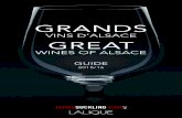 GRANDS - Villa René Lalique...vins, éditer un guide complet des meilleurs vins d’Alsace. Je remercie James Suckling d’avoir sélectionné et noté ces 650 excellents vins d’Alsace,
