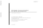 Strategic Communication for Rural Development · 2016. 7. 16. · Monitoring and evaluation of communication.....87 8.1 Definitions ... hundreds of efforts throughout the world to
