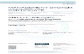 MANAGEMENT SYSTEM CERTIFICATE - Home - Itema · Certificato no.:/Certificate No.: CERT-07533-2000-ITA-ACCREDIA-SINCERT Luogo e Data:/Place and date: Vimercate (MB), 09 agosto 2018