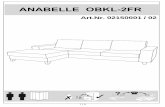 ANABELLE OBKL-2FR · art.nr. 02150001 / 02 anabelle obkl-2fr 1 / 4. 1 a x5 b x3 a b 2 2 / 4. a b 3 4 3 / 4
