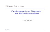 Sistemas Operacionais - UFFboeres/slidesSOI/Chapter10.pdf · Sistemas Operacionais . IC - UFF 2 Processamento Paralelo e Distribuído ... IC - UFF 14 Escalonamento de Processos em