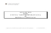 STATUTO della CITTA’ METROPOLITANA di ROMA CAPITALEstatic.cittametropolitanaroma.it/uploads/STATUTO-CTTA... · 2016. 10. 24. · STATUTO CITTA’ METROPOLITANA DI ROMA CAPITALE