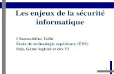 Chamseddine Talhi École de technologie supérieure (ÉTS ......• Les clients BitTorrent peuvent servir à amplifier les attaques DDoS • Sur la conférence Usenix, quatre chercheurs