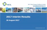 2014 2017 Interim Results 年一季度业绩media-gclpoly.todayir.com/201708301930451791428640_en.pdfThe presentation is prepared by GCL Poly Energy Holdings Limited. (“GCL-Poly"