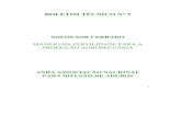 BOLETIM TÉCNICO N° 5 - ANDA4 Lopes, A.S. Solos sob cerrado: manejo da fertilidade para a produção agropecuária. São Paulo, ANDA, 1994 (2a edição). 62p. (boletim técnico, 5)