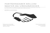 PARTNERSKABER MELLEMgtu.dk/Speciale - Partnerskaber mellem NGO'er og virksomheder .pdf · på virksomhederne eller de største danske NGO’er (PWC, 2007; Dalberg, 2008; Neergard