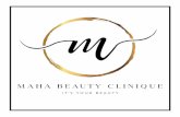 ANSIGTSBEHANDLINGER - Maha Beauty Clinique · Aroma expert (90 min.) Aroma Express - frokostpeeling (30 min.) Teenagebehandling (45 min.) Dybderens (60 min.) Dybderens ryg (60 min.)