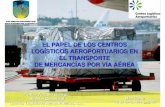 EL PAPEL DE LOS CENTROS LOGÍSTICOS ......Los principales aeropuertos españoles, tanto en volumen de carga como en operaciones, son los aeropuertos de Madrid y Barcelona El aeropuerto
