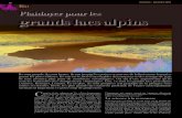 Plaidoyer pour les grands lacs alpins - FFESSM74ffessm74.com/wp-content/...Plaidoyer-3-lacs-alpins.pdf · toutes ses formes. Brefs, les plus grands lacs naturels profonds de France