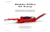 Hakki Pilke 42 Easy - JSWoodhouse.com Pilke 42 Parts Manual.pdf · 7 Hakki Pilke 42 Spareparts manual 3-2016 Original 1.4 Upper section of the output conveyor, parts list Number Name