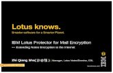 IBM Lotus Protector for Mail Encryptionpublic.dhe.ibm.com/software/tw/imc/pdf/notes01_7.pdf · Lotus Protector Vision Best in class technology Engineered to same security standards