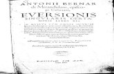 Antonius BERNARDUS Mirandulanus, Eversionis singularis ...€¦ · Title: Antonius BERNARDUS Mirandulanus, Eversionis singularis certaminis libri XL, Basileae 1562, lib. 13-18. Author: